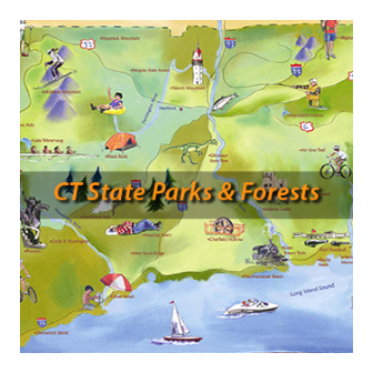 Color Map for CT State Parks and Forests 