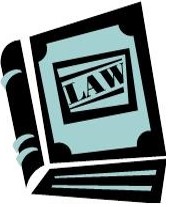 Illustration of a law book.