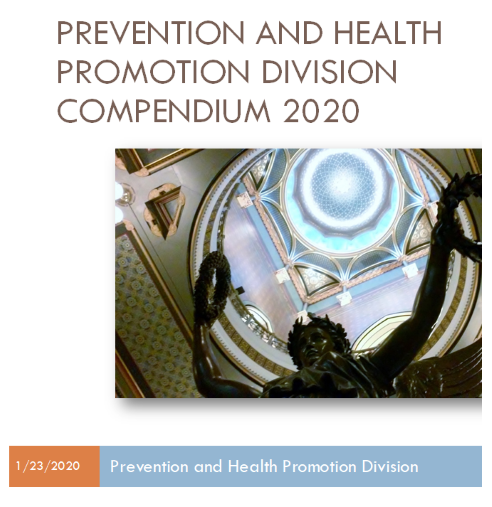 Prevention and Health Promotion Division Compendium 2020
