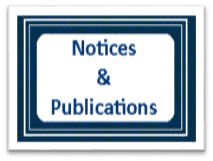 Notices and Publications