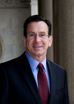 Governor Malloy in a suit and tie