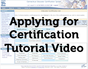 Applying for Certification Tutorial Video