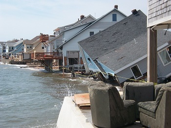 Damage in East Haven from Tropical Storm Irene
