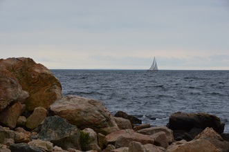 View of Long Island Sound from Bluff Point