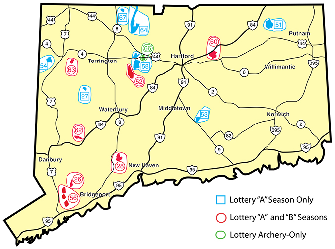 2020 Deer Lottery Map