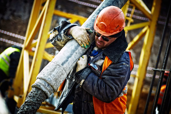worker doing their job