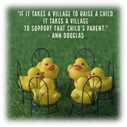 Village ducks