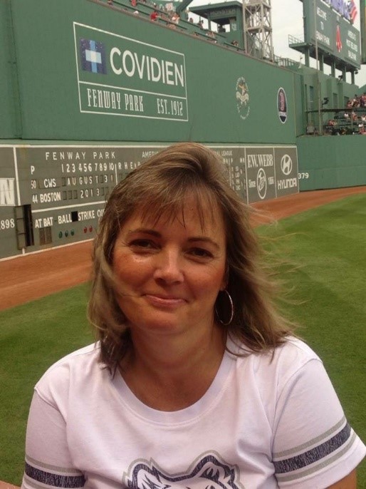 Photo of Erika McCormack at Fenway Park